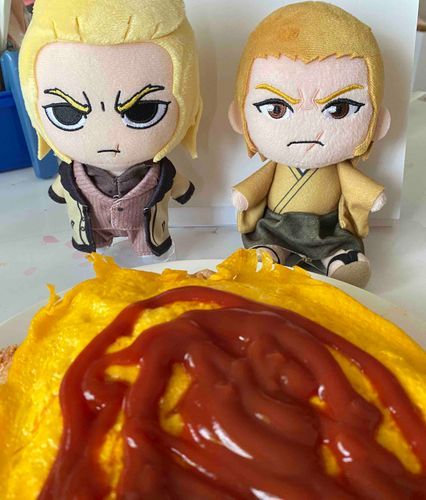 これは家のモンがひるにつくっとったおむらいすっちゅうやつやな

「ふらいぱんつかわずにすいはんきだけでなかのちきんらいすをつくったんやと　いまのりょうりはごっついな」

まありょうりするのはええんよ　ええんやけど