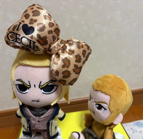 「んであたまにのってるこれはなんや」

家のモンいわく『げきかわぎゃるりぼん』ちゅうやつらしいで
あかかぴんくのやつほしくてまわしたらそれがでて「りゅうじだ！」ってなったらしい

「これゴムついとるんやけど家のモンかみきっとったよな」

しゃあないやろかわいいにはかてんちゅうことや
