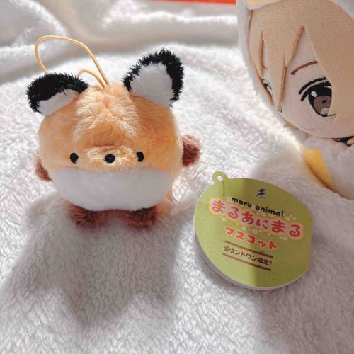 きょうは あたらしい おともだちが ふえたよー！
らうんどわんの くれーんげーむこーなーで であった きつねくん🦊
おれに まけず おとらず ふわふわ まんまるで かわいいね〜♪
これから よろしくね😊❗️