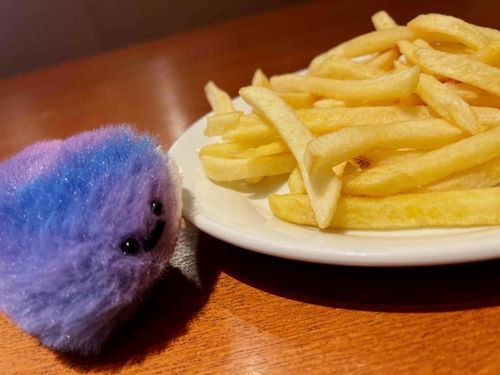 さいきん“ふぁみれす”によくしゅつぼつしているすしです。
すしは“ふらいどぽてと”がすきです。