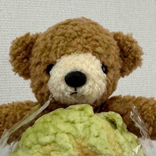 みどりいろ の めろんぱん、おうどう みたいな かお してる
ちがうよ