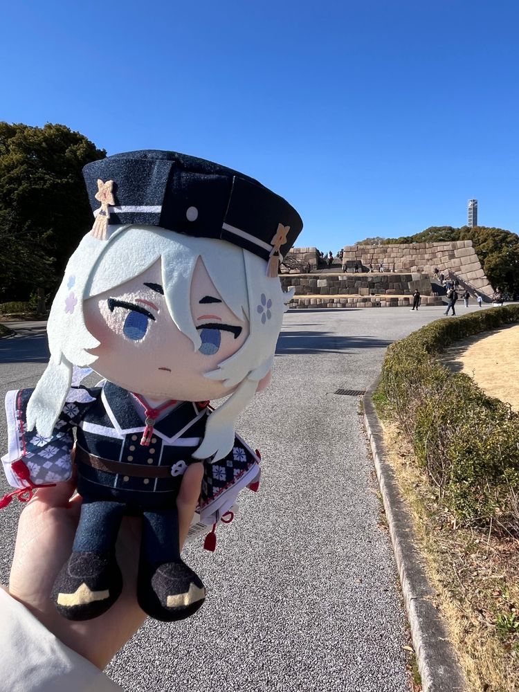 皇居にいってきたよ〜
新しい仲間、わんぱくもふえました！