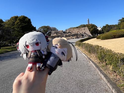 皇居にいってきたよ〜
新しい仲間、わんぱくもふえました！