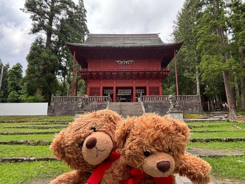 びびちゃんび！
岩木山神社にお参りに行ってきたび！
