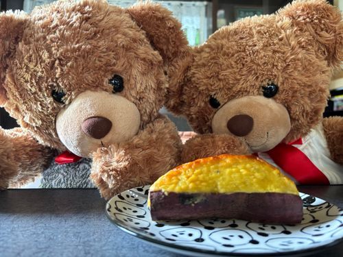 むむちゃんむ！
ちっぷくんがニンゲンと遊びに行って、スイートポテト買ってきてくれたむ！
これは、海老名サービスエリア？？？？だかで、人気の商品らしいむよ！
ものすごくうまうまだったんむー！！！！