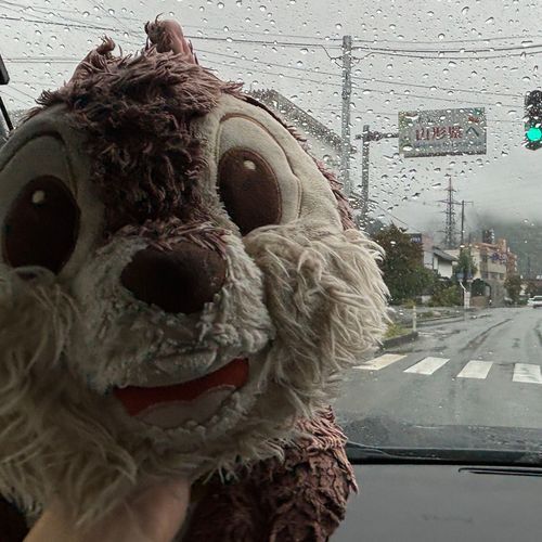 ちっぷぷ！
車中泊しながら、山形に向かったぷよ！
看板出てきたぷから、一緒に写真撮影したぷ！