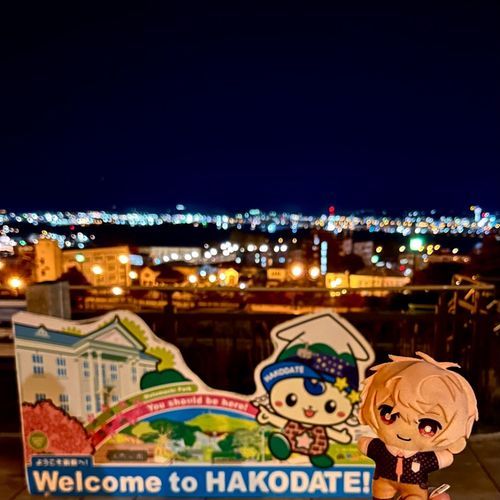函館の夜だね。