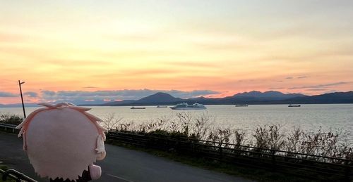 函館の夕暮れだね。