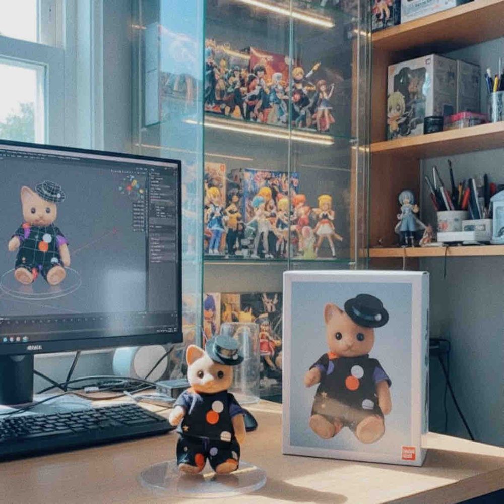 「ぼ、ぼくがフィギュアに…？！🐱」
これもちょっと前に流行ったAI加工📲

※ここ最近かいぬし多忙でお出かけ少なめ…加工しゃしんつづいていてごめんね🐱