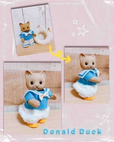 かいぬしひさびさのお裁縫は「ふわもこあひるパンツとおくつ」🪿 ˒˒
マリンルックのズボンをはきかえてドナちゃん風に˗ˋˏ(*•ᴗ•*)ˎˊ˗