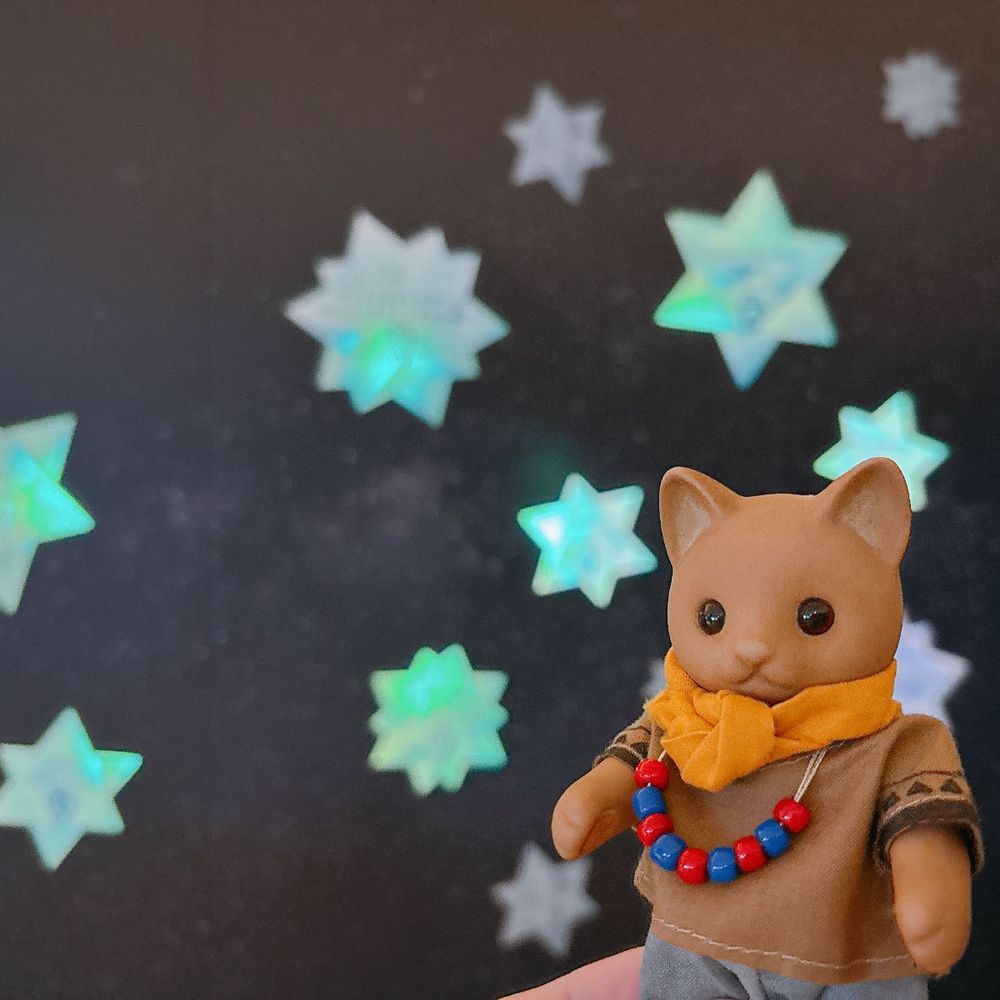 おしゃれねこりん再び…！
かいぬしの推し活にお付き合い💛🤎(先月のおしゃしんです🐱)
