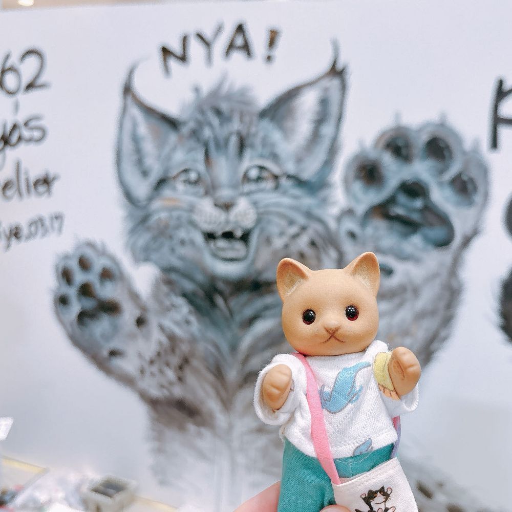 デザフェスのお写真つづき🎨✧*｡
かわいいねこのお友だちが2人できて、いっしょにおうちに帰ったよ🐱🐱
すてきなアート作品にふれて心がぽかぽかな一日でした( ⸝⸝⸝• ̫•⸝⸝⸝ )♡