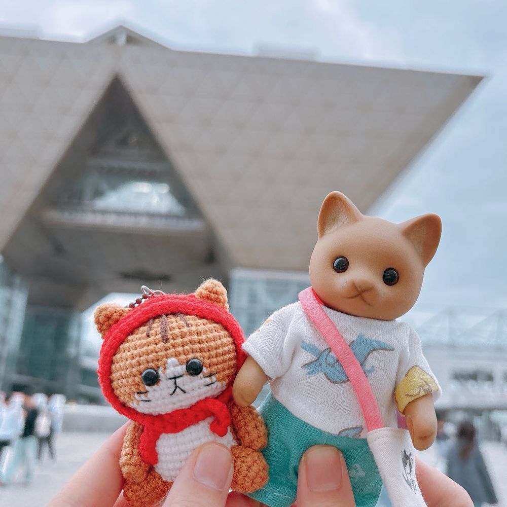 デザフェスのお写真つづき🎨✧*｡
かわいいねこのお友だちが2人できて、いっしょにおうちに帰ったよ🐱🐱
すてきなアート作品にふれて心がぽかぽかな一日でした( ⸝⸝⸝• ̫•⸝⸝⸝ )♡