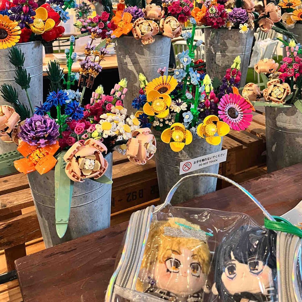 花屋さんかと思ったらレゴの花屋さんでした。
優にあげたいけど、そういうのあまり興味ないよね