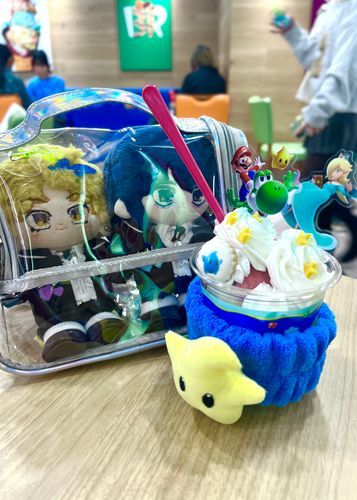 いっしょにアイスたべてきた〜💫💫
けんちゃんめっちゃよろこんでてよかった〜！😋