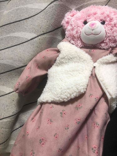 ちょっとぶかぶかかも
でも ももちゃんは もうおとなって もちぬしがいってた
うーん おおきすぎないかな