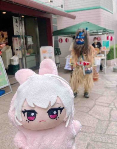 かわいいとこわい？ねむちはなまはげにも負けません👹
ちびぐるみのお兄ちゃんを探して三千里をしているので！それにねむちはいいこです！