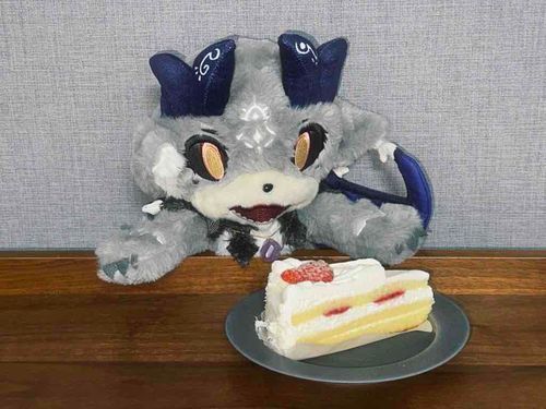 けいやくしゃ！ケーキをみるぞ！
#でびぬい撮り