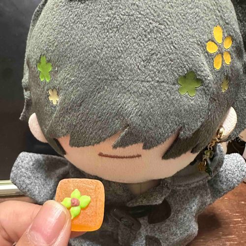 あるじがゆうじんのさにわさんからおかしをもらったんだって！
あきのみのりだね(*´꒳`*)