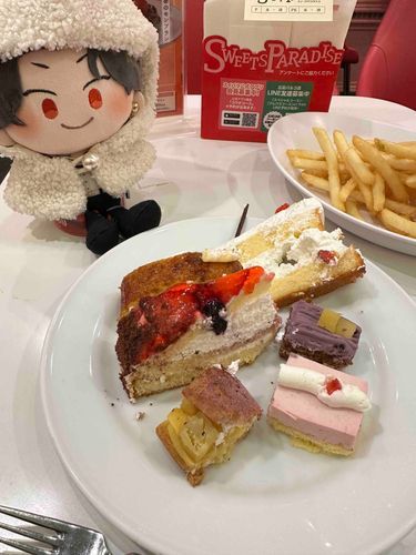 あるじとすいぱらいってきた！おいしいもんたくさん食べた！
さいきん寒くなったから、あるじがいつものもこもこきせてくれた！