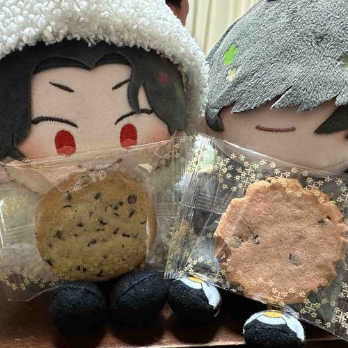 あるじがくっきーくれたよぉ！ぶぜんとたべた！