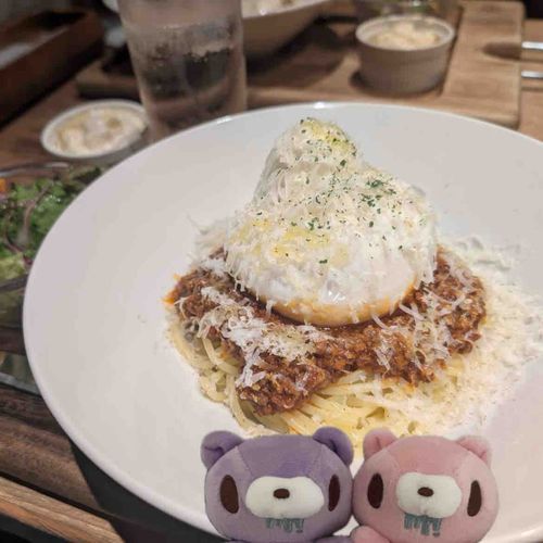 ボロネーゼおいしかったよ
(一緒に写真撮り忘れたので合成)