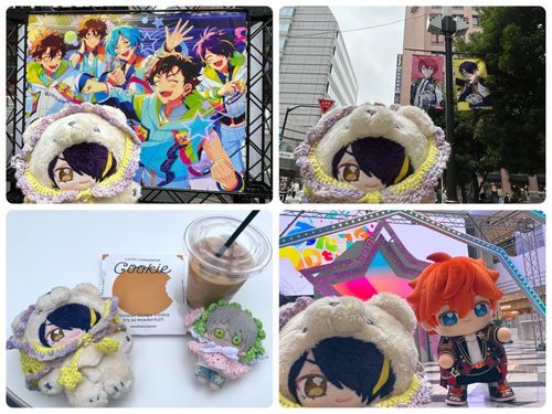 いつしの「にんににににんにににんにににんござるにん！ににんににーにんにん！（今日は池袋に行ってきたでござるよ！ぶらいとみーあっぷ！）」

ぬいアシュ「ぬいぬっぬぬんぬぬぬんぬいぬぬっぬいぬぬ！ぬいぬぬぬいぬっぬぬ！（シノブってこんなに人気者だったんだね！僕もたのしかったよ）」