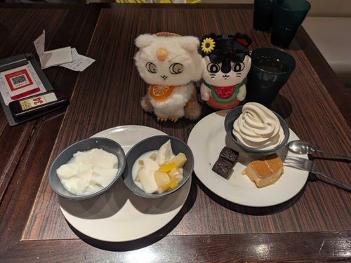 食後のデザートもしっかり頂いたの〜💕