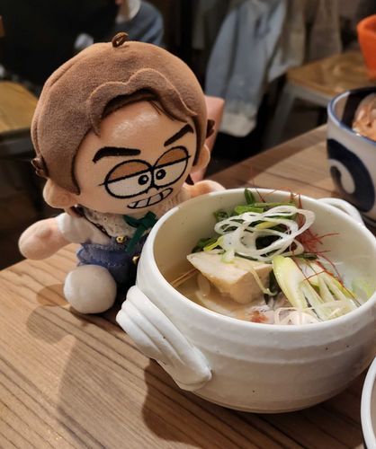 持ち主に似て食いしん坊です😋
目に光を入れてパワーアップした原ぬいo̴̶̷̤  ̫ o̴̶̷̤🍒💕︎