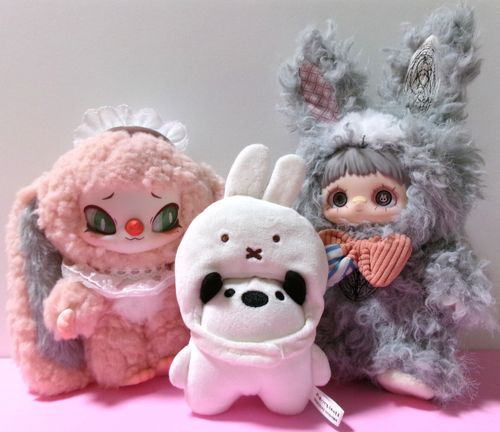 ボー「これでぼくも、ウサギさんなかまです✨」
うさマオ「ミッフィーちゃんだ。かわいいね☆」
シノノ「これって、うさぎ怪獣？怪獣うさぎ？」