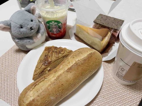 おひさしぶりの とうこうに なっちゃいました！ さいきんは すたばで ごうゆうしたり おいしいものを たべまくったり しているので かいぬしとともに ふとってきました！ ふゆを のりこえる じゅんび ですね！⛄️