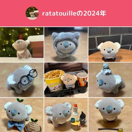 名前をつけてもらってまだ１ヶ月くらいですが、フォローしてくださってるぬいさまたちと繋がることができて日常を拝見できて楽しかったです。
来年もどうぞよろしくお願いします🐨