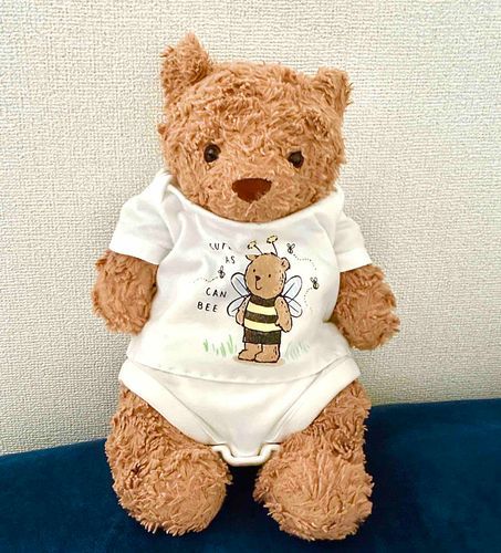 「なんだか このフクきると あさおきたとき、おれっちのクビなくなるよぉ〜
おれっちの かっちょいい カオがぁ〜🌀‪🧸」