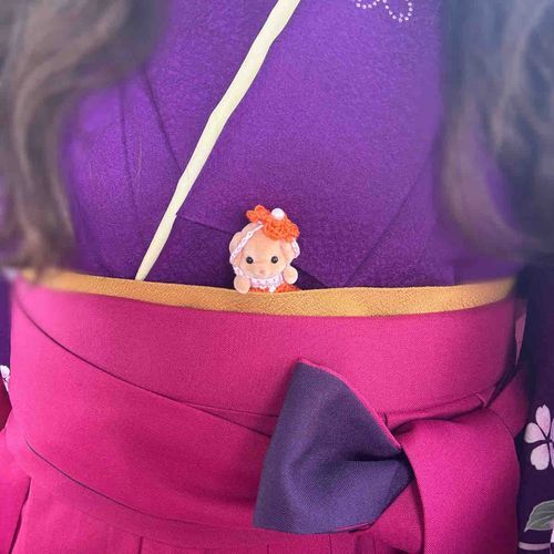 ひょこ　り
かいぬし　およふく　ちがてた🌸
かいぬしも　おめかし？ぼくの　およふく　ぴたり　ね