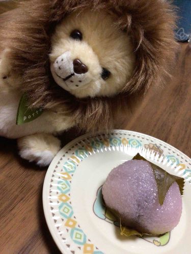桜餅食べるよ！