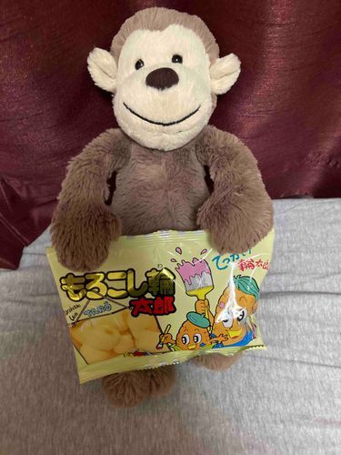 通称たろうちゃんこと、もろこしわたろうくんと本物のもろこし輪太郎です