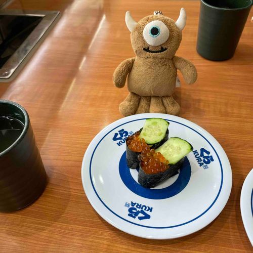 おすし〜！
ぼくはずっとくら寿司派だよ🍣