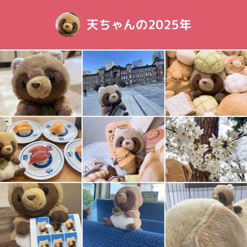 こんにちは、天ちゃんです!
2025年ももうおわりだねぇ
楽しいことたくさんだった!
みんなはどんな1年だった？
(՞ . .՞)੭"
2026年もみんなが幸せでいられますよーに!(˶'ᵕ'˶ )‪︎♡