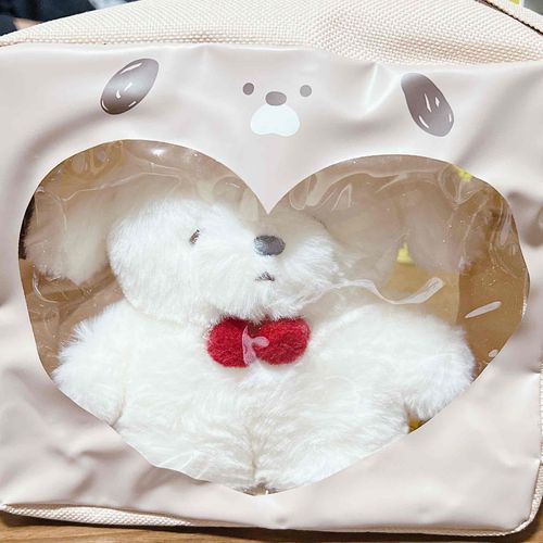 汚れないようにぬいぐるみ用ポーチに隔離される　ぜんわす