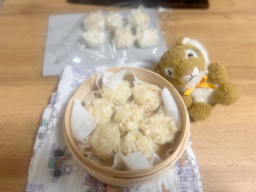 今日はエビシュウマイ作りに挑戦したよぉ🐯🥟