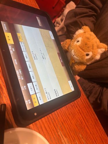 限定ディナーを選び中…🐯🍽️