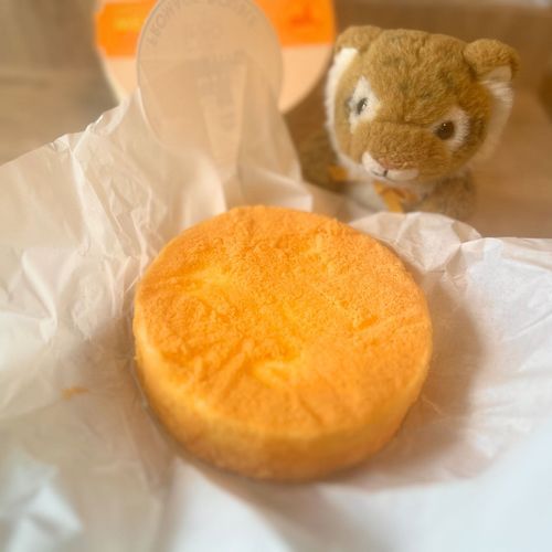 今日はお家カフェの日だ〜！🐯ルタオの季節限定メロンチーズケーキを入手したよぉ🍈