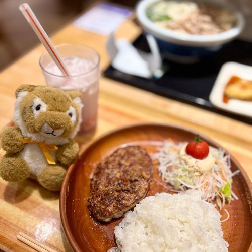 今日はフードコートごはんだよぉ🍚🍖🐯