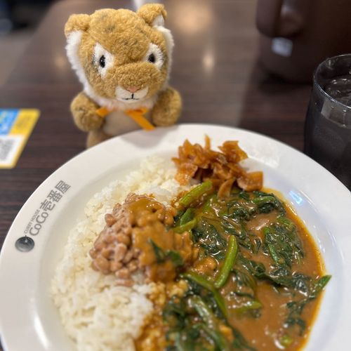 ちいかわに影響されちゃって辛〜いカレーが食べたくなっちゃった！🐯