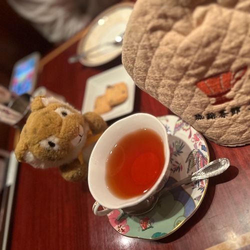 りんごの香りの紅茶を飲んだよぉ🐯🍎☕️