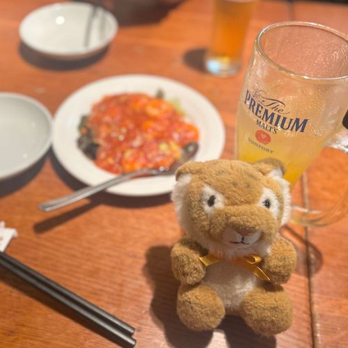 一日の締めくくりは町中華で決まりだよねぇ🐯🇨🇳