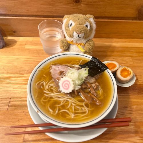 今日は魚介系ラーメンだよぉ🍜🐯🐟🍥