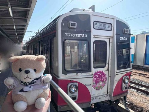 豊橋鉄道渥美線です👊
学生がたくさん乗ってて活気があります。