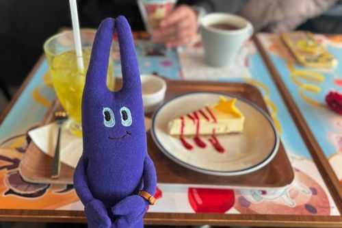 早く食べたくてうずうずしています。