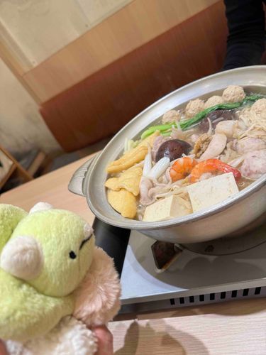 ふゆ〜！！！(ちゃんこ鍋だよ、ばぶちゃん🫕)